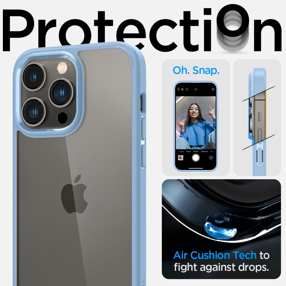 COVER SPIGEN ULTRA HYBRID IPHONE 14 PRO SIERRA BLUE