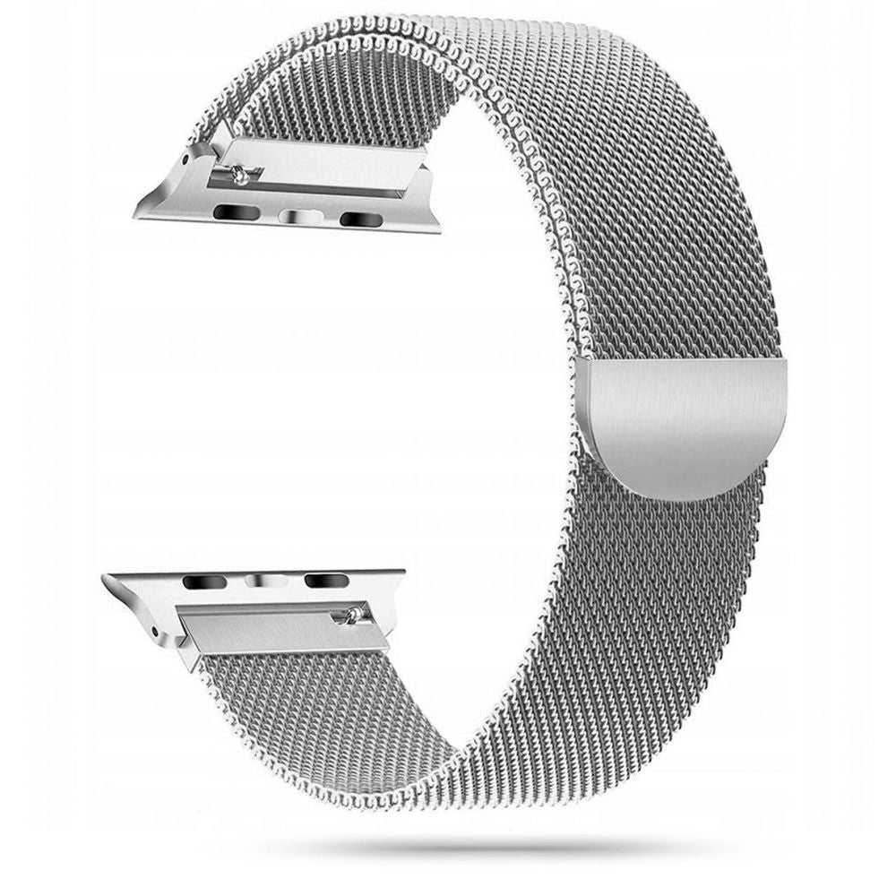 CINTURINO MAGLIA TECH-PROTECT MILANESEBAND APPLE WATCH 4 / 5 / 6 / 7 / 8 / SE / ULTRA (42 / 44 / 45 / 49 MM) SILVER