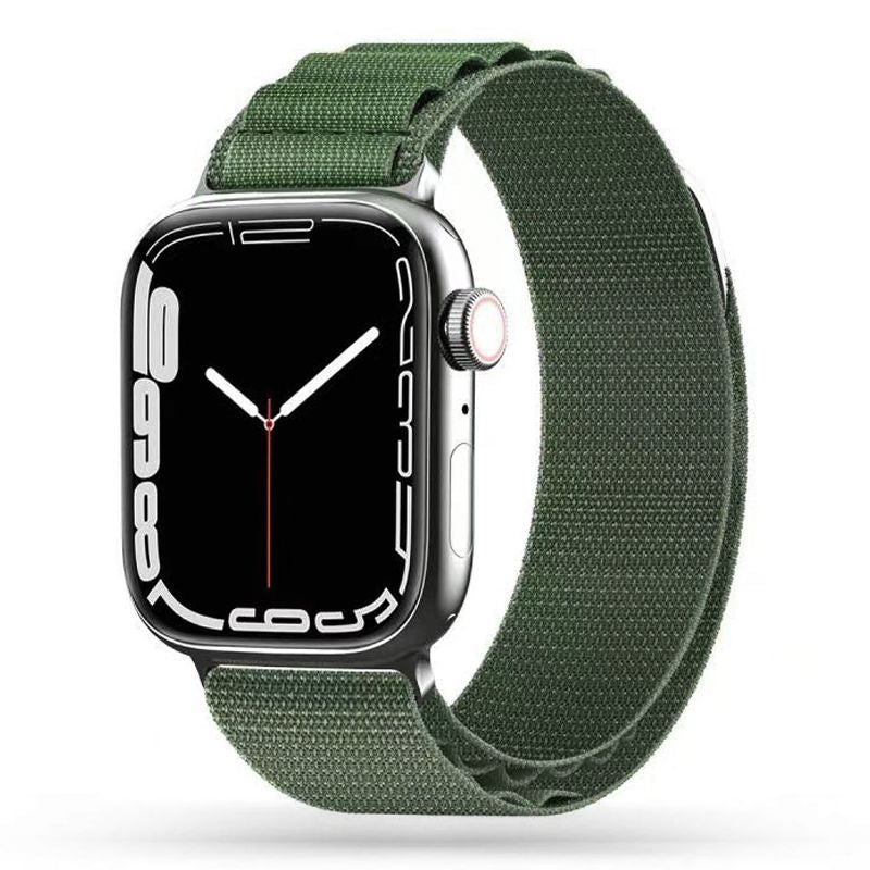 TECH-PROTECT NYLON PRO APPLE WATCH 4 / 5 / 6 / 7 / 8 / 9 / SE / ULTRA 1 / 2 (42 / 44 / 45 / 49 MM) VERDE MILITARE