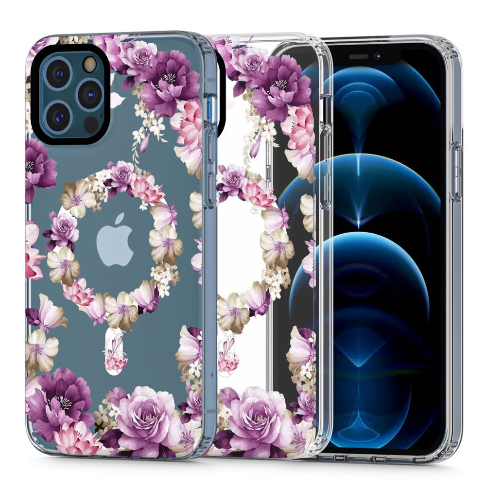 COVER TECH-PROTECT MAGMOOD MAGSAFE IPHONE 12 / 12 PRO ROSE FLORAL