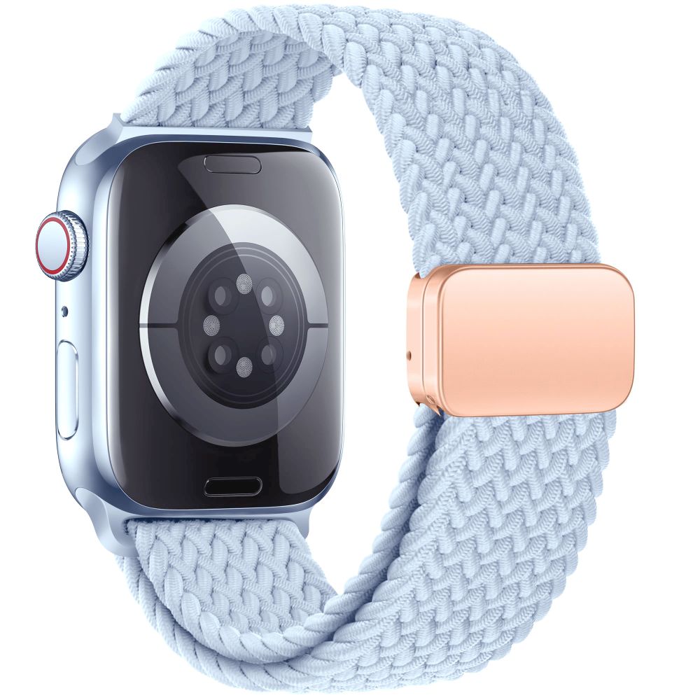 TECH-PROTECT NYLONMAG APPLE WATCH 6 / 7 / 8 / 9 / 10 / SE / ULTRA 1 / 2 (44 / 45 / 46 / 49 MM) BABY BLUE