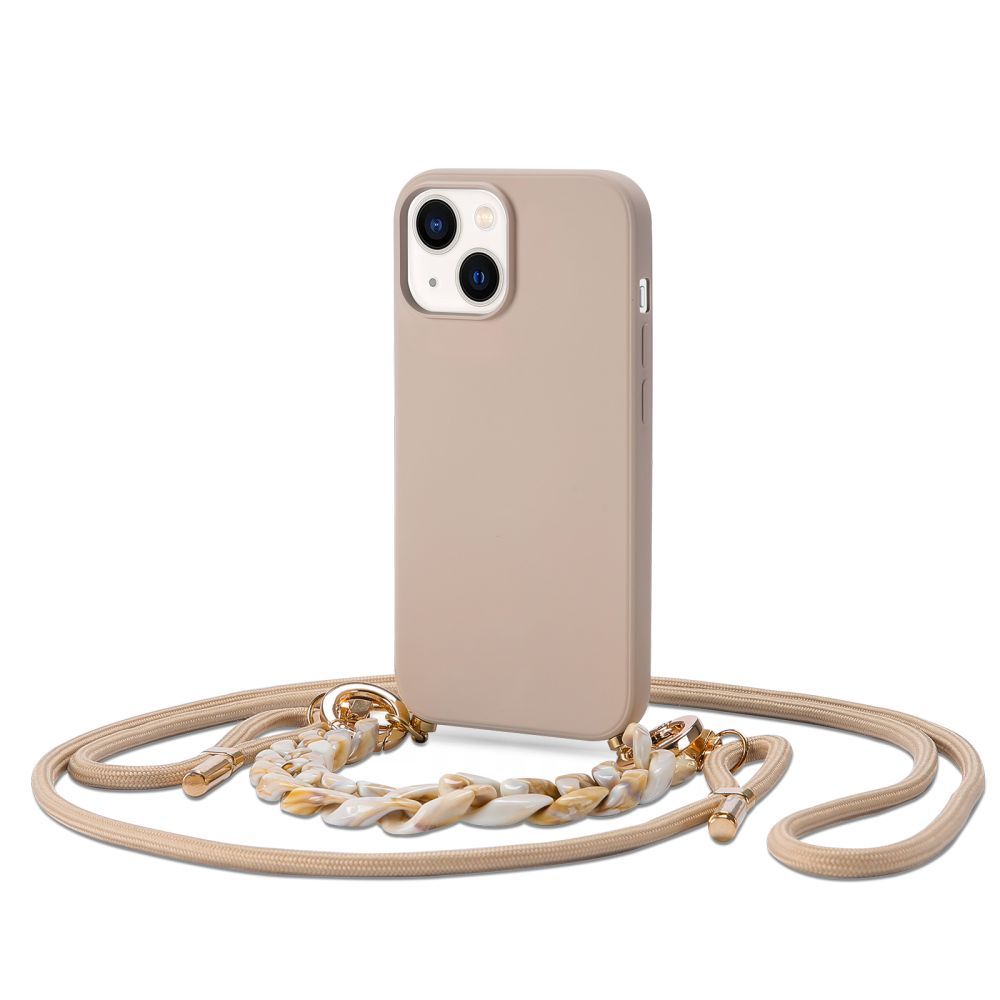 TECH-PROTECT ICON CHAIN COVER IPHONE 14 BEIGE
