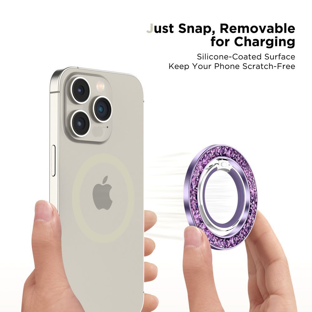 TECH-PROTECT MMR200 MAGSAFE PHONE RING PURPLE