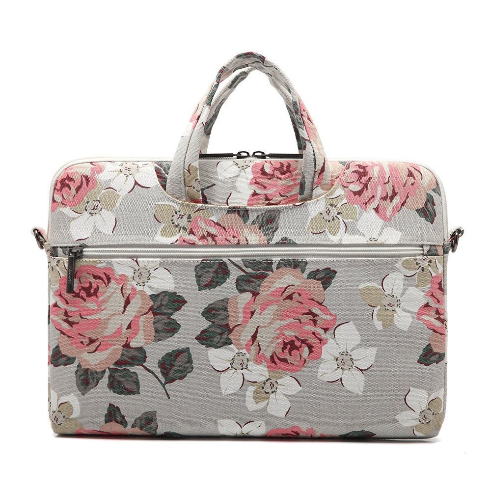 BORSA CANVASLIFE BAG MACBOOK AIR/PRO 15 WHITE ROSE