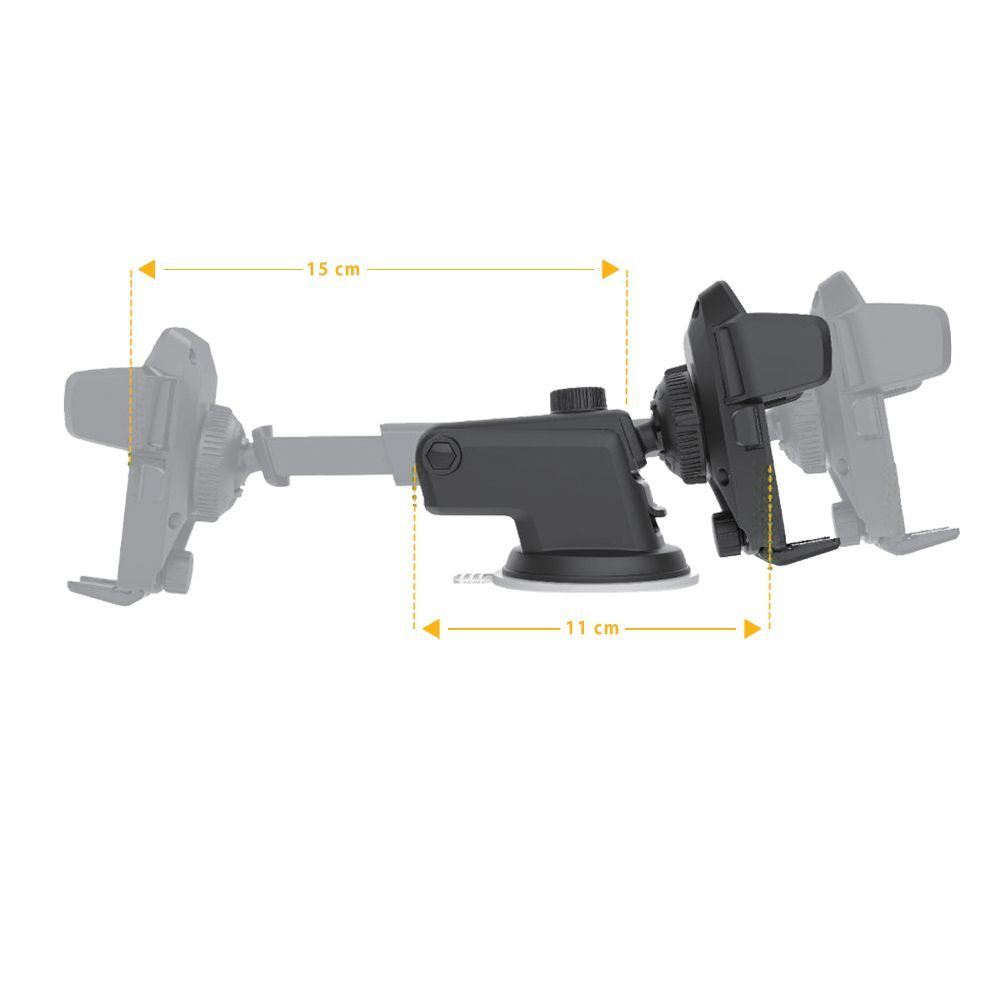 SUPPORTO AUTO UNIVERSALE TECH-PROTECT V2 DASH & WINDSHIELD CAR MOUNT BLACK