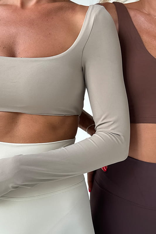 TOP MATERA LONGSLEEVE SABBIA M