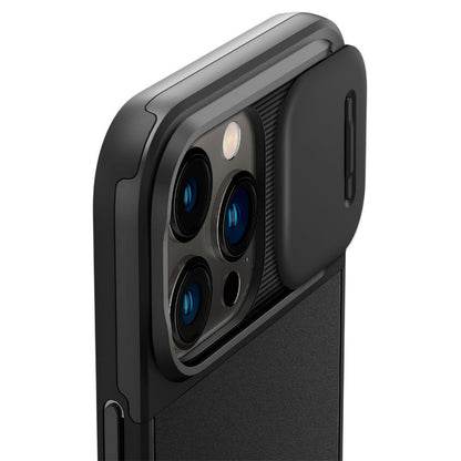 COVER SPIGEN OPTIK ARMOUR MAG MAGSAFE IPHONE 14 PRO NERA