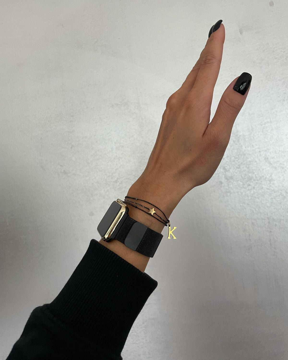 CINTURINO TECH-PROTECT MILANESEBAND APPLE WATCH 4 / 5 / 6 / 7 / SE (42 / 44 / 45 MM) BLACK