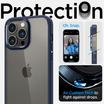 COVER SPIGEN ULTRA HYBRID IPHONE 14 PRO MARINEBLAU