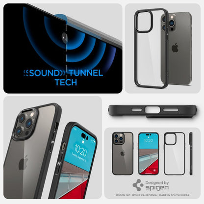 COVER SPIGEN ULTRA HYBRID IPHONE 14 PRO MAX MATTSCHWARZ