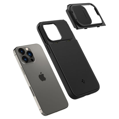 COVER SPIGEN OPTIK ARMOUR MAG MAGSAFE IPHONE 14 PRO NERA