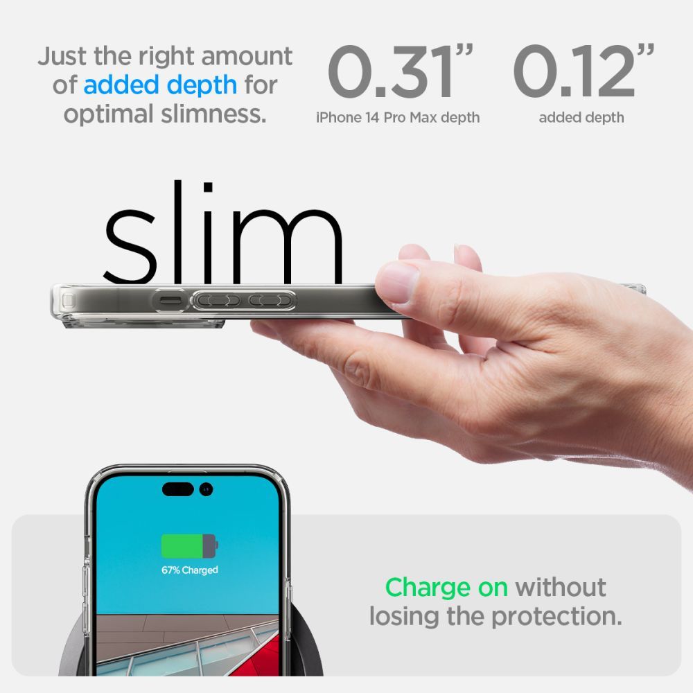 COVER SPIGEN ULTRA HYBRID MAG MAGSAFE IPHONE 14 PRO MAX GRAPHITE