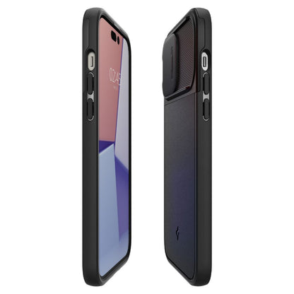 COVER SPIGEN OPTIK ARMOUR MAG MAGSAFE IPHONE 14 PRO NERA