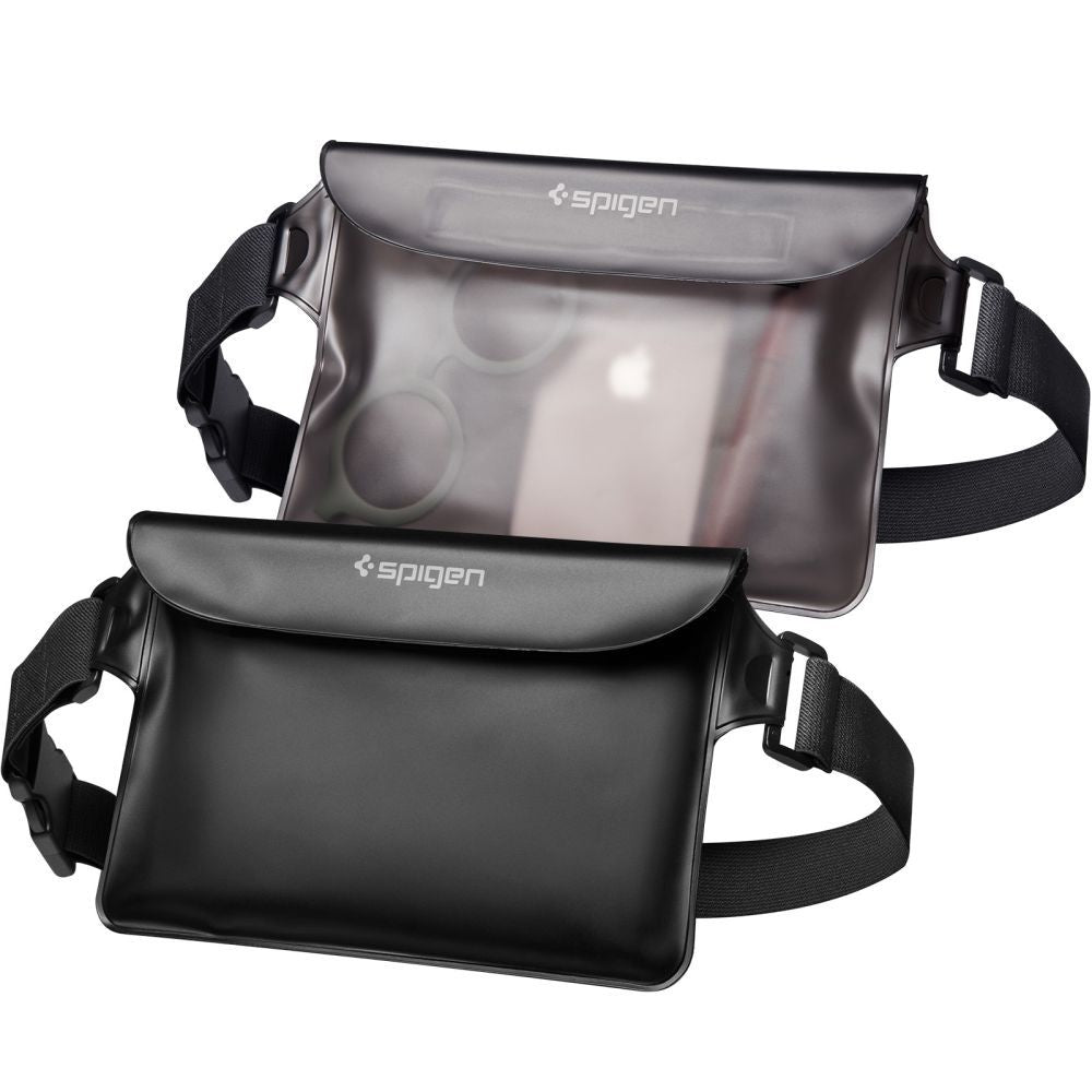 BORSELLO SPIGEN A620 UNIVERSAL WATERPROOF WAIST BAG 2-PACK BLACK