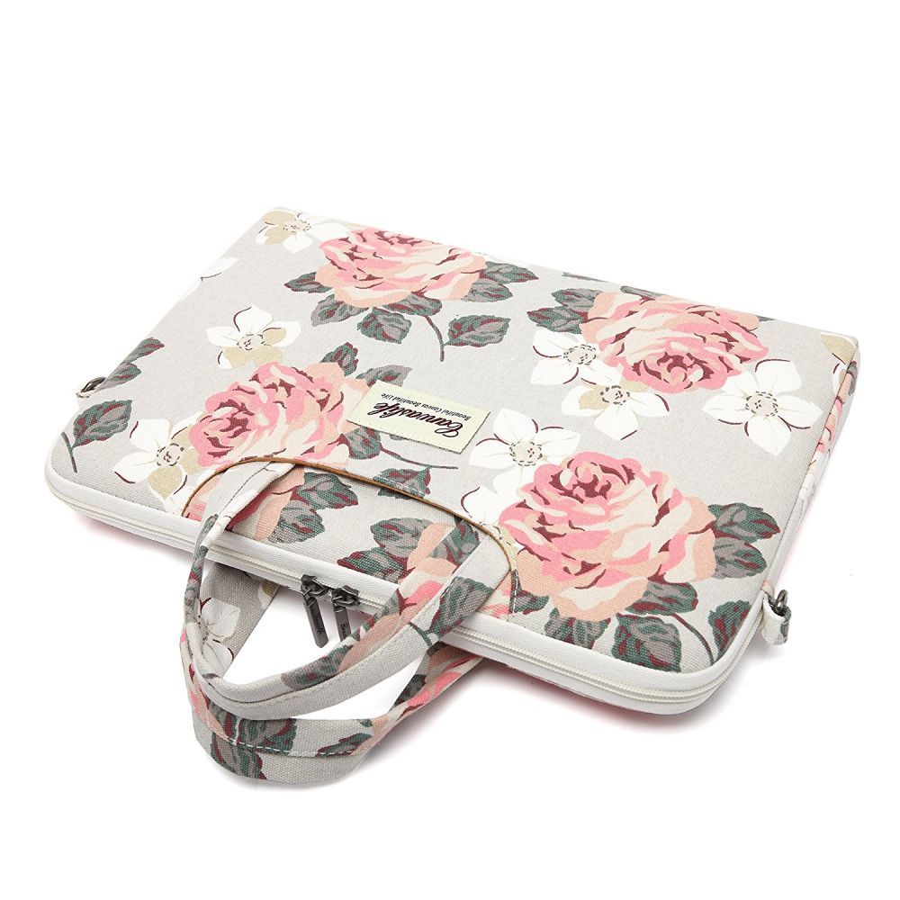 BORSA CANVASLIFE BAG MACBOOK AIR/PRO 13 WHITE ROSE
