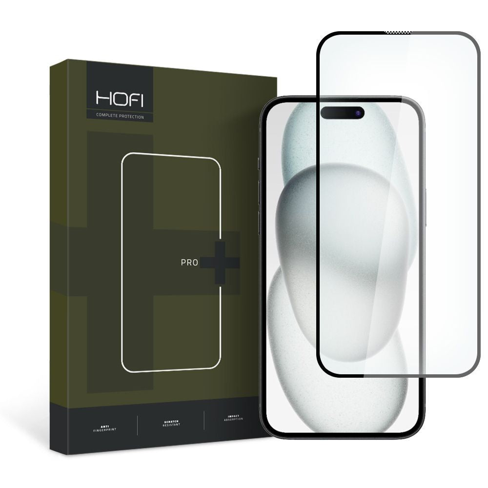 VETRO TEMPERATO HOFI GLASS PRO+ IPHONE 15 PLUS BLACK