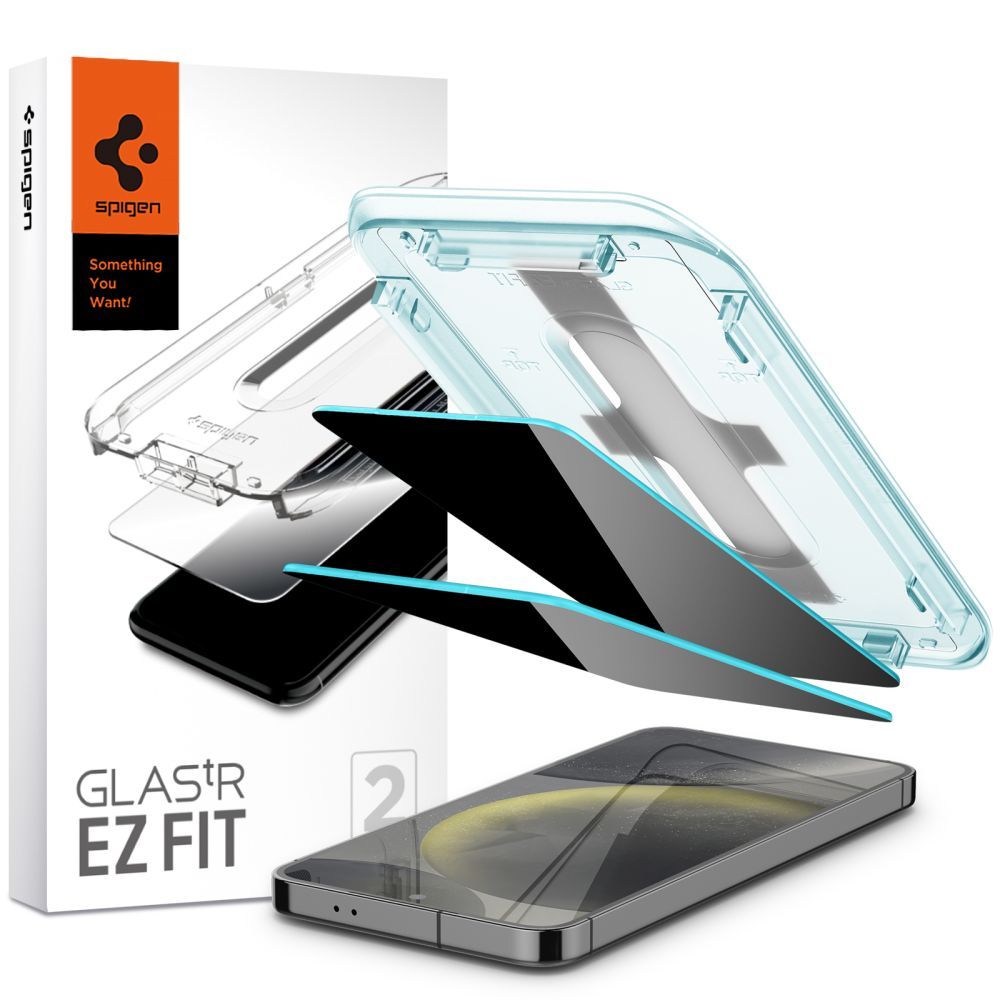 VETRO TEMPERATO SPIGEN GLAS.TR ”EZ FIT” 2-PACK GALAXY S24 PRIVACY