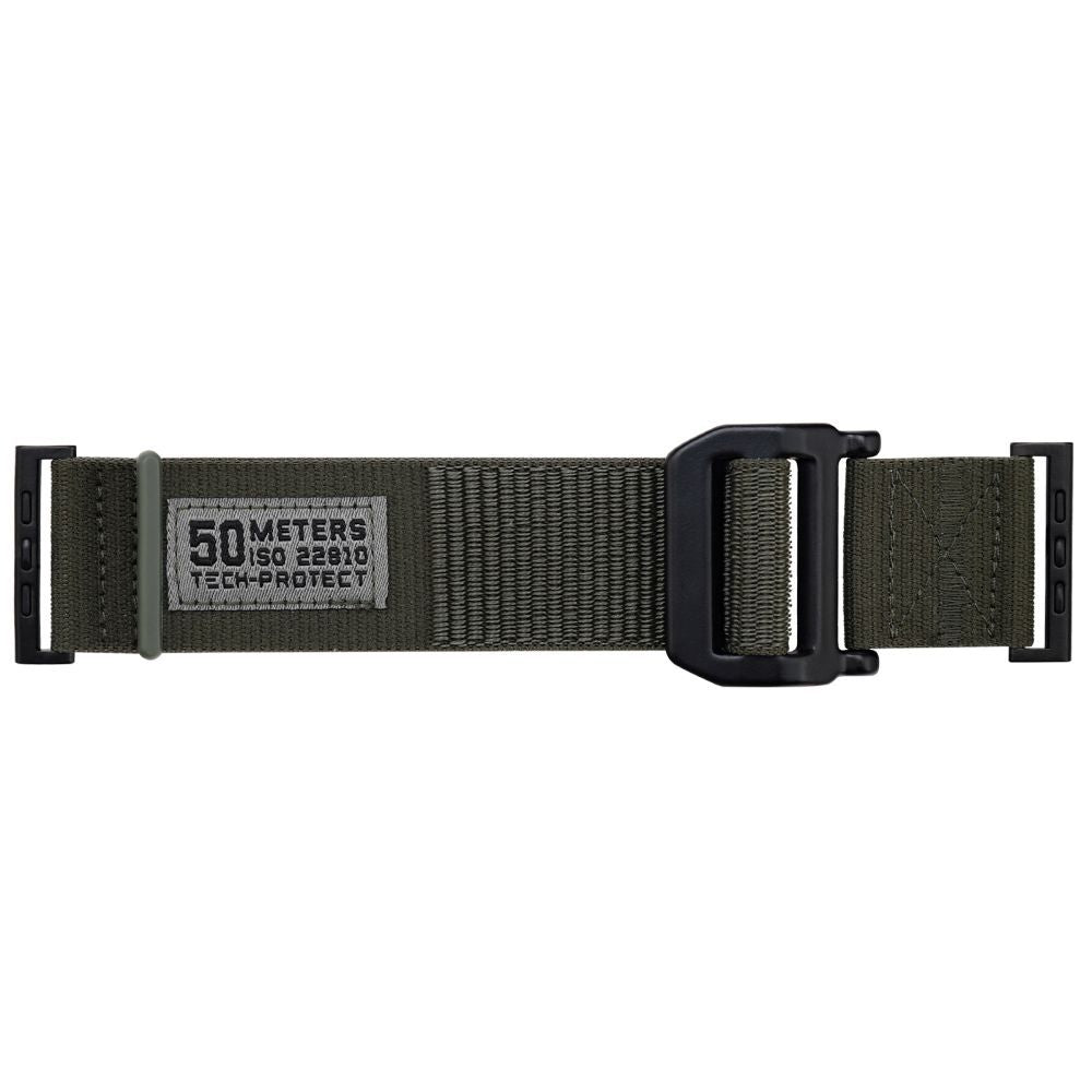 TECH-PROTECT SCOUT APPLE WATCH 4 / 5 / 6 / 7 / 8 / 9 / SE / ULTRA 1 / 2 (42 / 44 / 45 / 49 MM) MILITARY GREEN