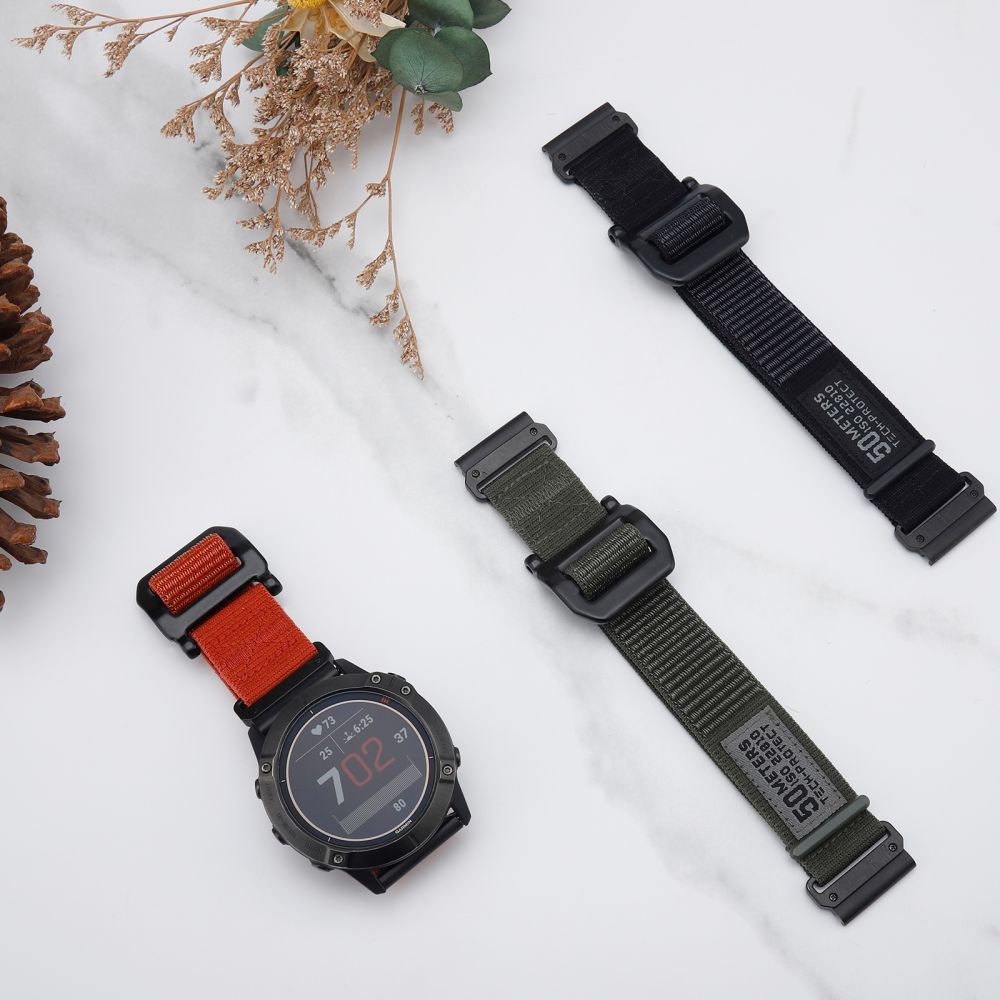 CINTURINO TECH-PROTECT SCOUT GARMIN FENIX 3/5X/3HR/5X PLUS/6X/6X PRO/7X NERO