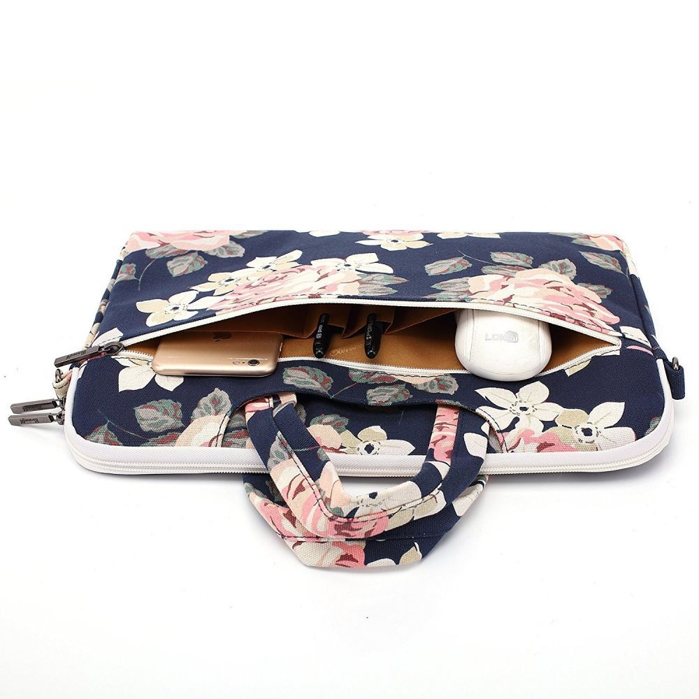 BORSA CANVASLIFE BAG MACBOOK AIR/PRO 13 NAVY ROSE