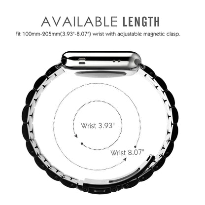 CINTURINO MAGLIA TECH-PROTECT STAINLESS APPLE WATCH 4 / 5 / 6 / 7 / SE (42 / 44 / 45 MM) BLACK