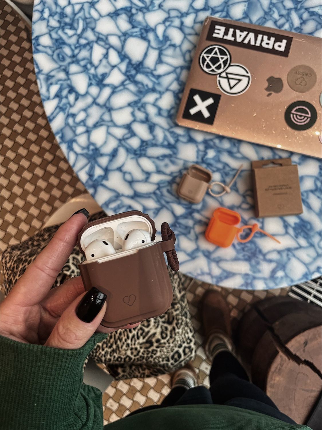 CUSTODIA CASSY URBAN SILICONE CASE APPLE AIRPODS PRO KAKAO