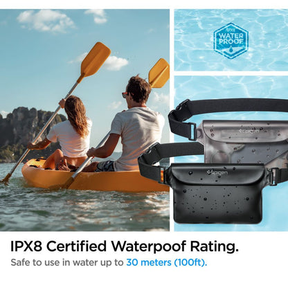 BORSELLO SPIGEN A620 MARSUPIO IMPERMEABILE UNIVERSALE NERO