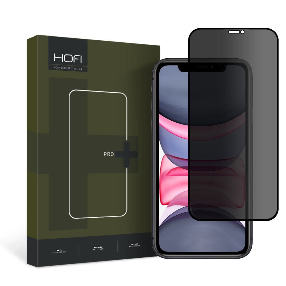 VETRO TEMPERATO HOFI ANTI SPY GLASS PRO+ IPHONE 11 / XR PRIVACY EAN: 9490713933459