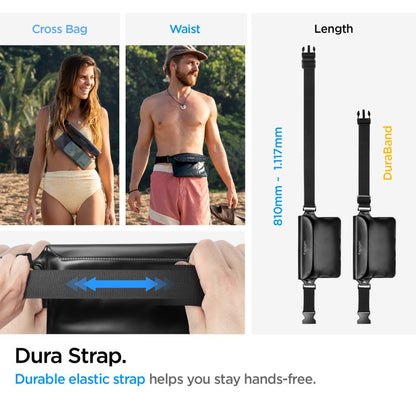 BORSELLO SPIGEN A620 MARSUPIO IMPERMEABILE UNIVERSALE NERO