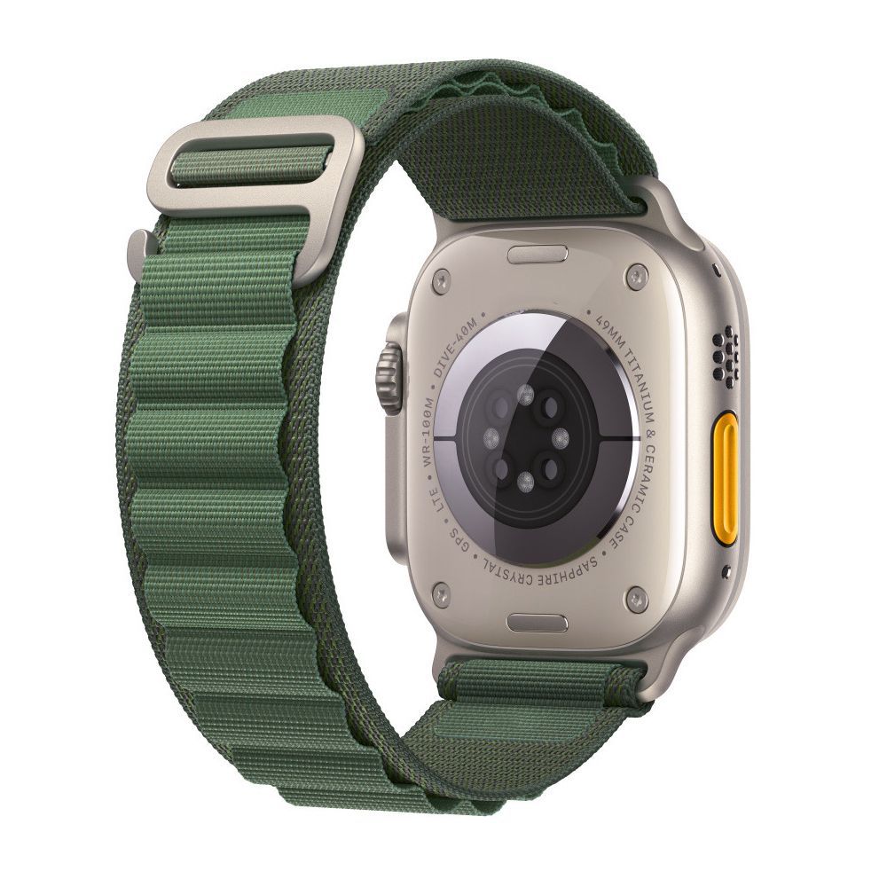 CINTURINO TECH-PROTECT NYLON PRO APPLE WATCH 4 / 5 / 6 / 7 / 8 / SE / ULTRA (42 / 44 / 45 / 49 MM) MILITARY GREEN