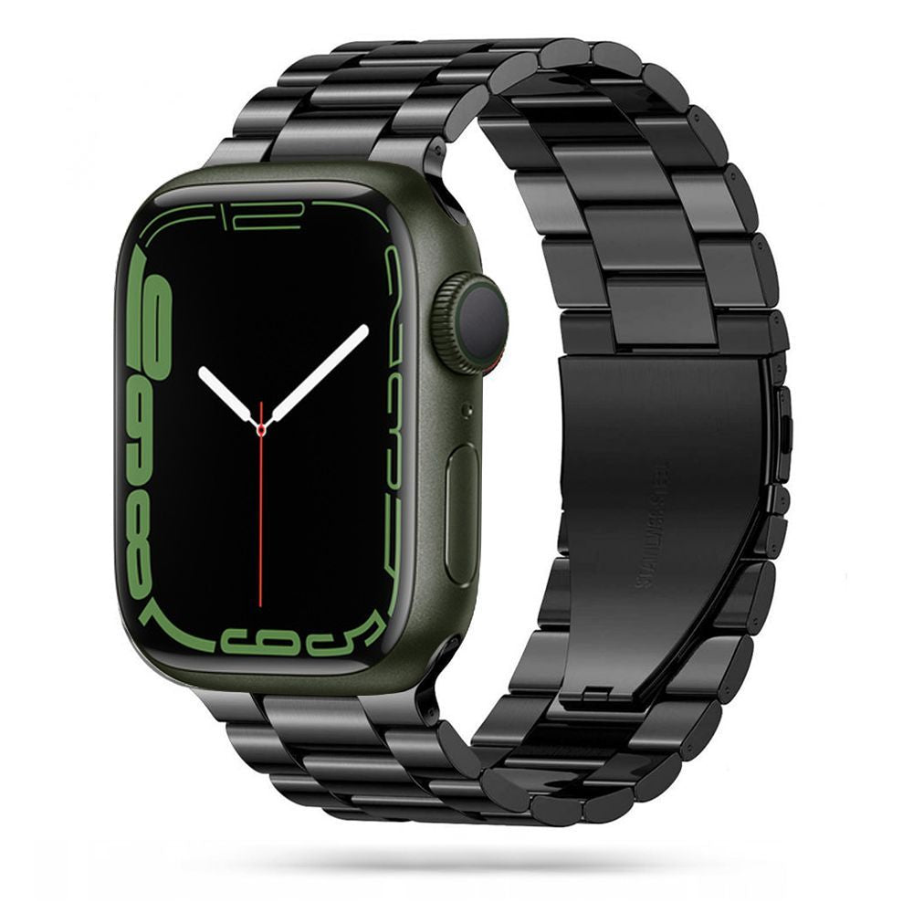 CINTURINO MAGLIA TECH-PROTECT STAINLESS APPLE WATCH 4 / 5 / 6 / 7 / SE (42 / 44 / 45 MM) BLACK