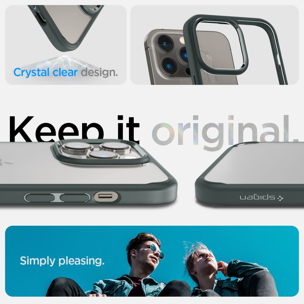 COVER SPIGEN ULTRA HYBRID IPHONE 14 PRO ABYSS GREEN