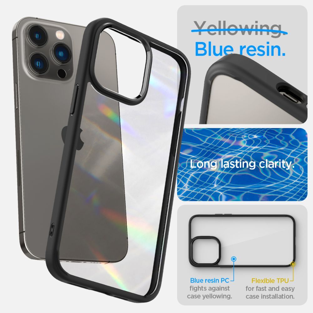 COVER SPIGEN ULTRA HYBRID IPHONE 14 PRO MAX MATTSCHWARZ