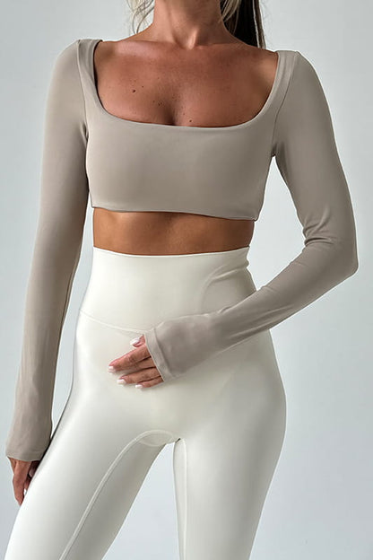 TOP MATERA LONGSLEEVE SABBIA L