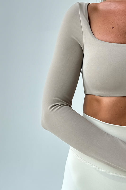 TOP MATERA LONGSLEEVE SABBIA L