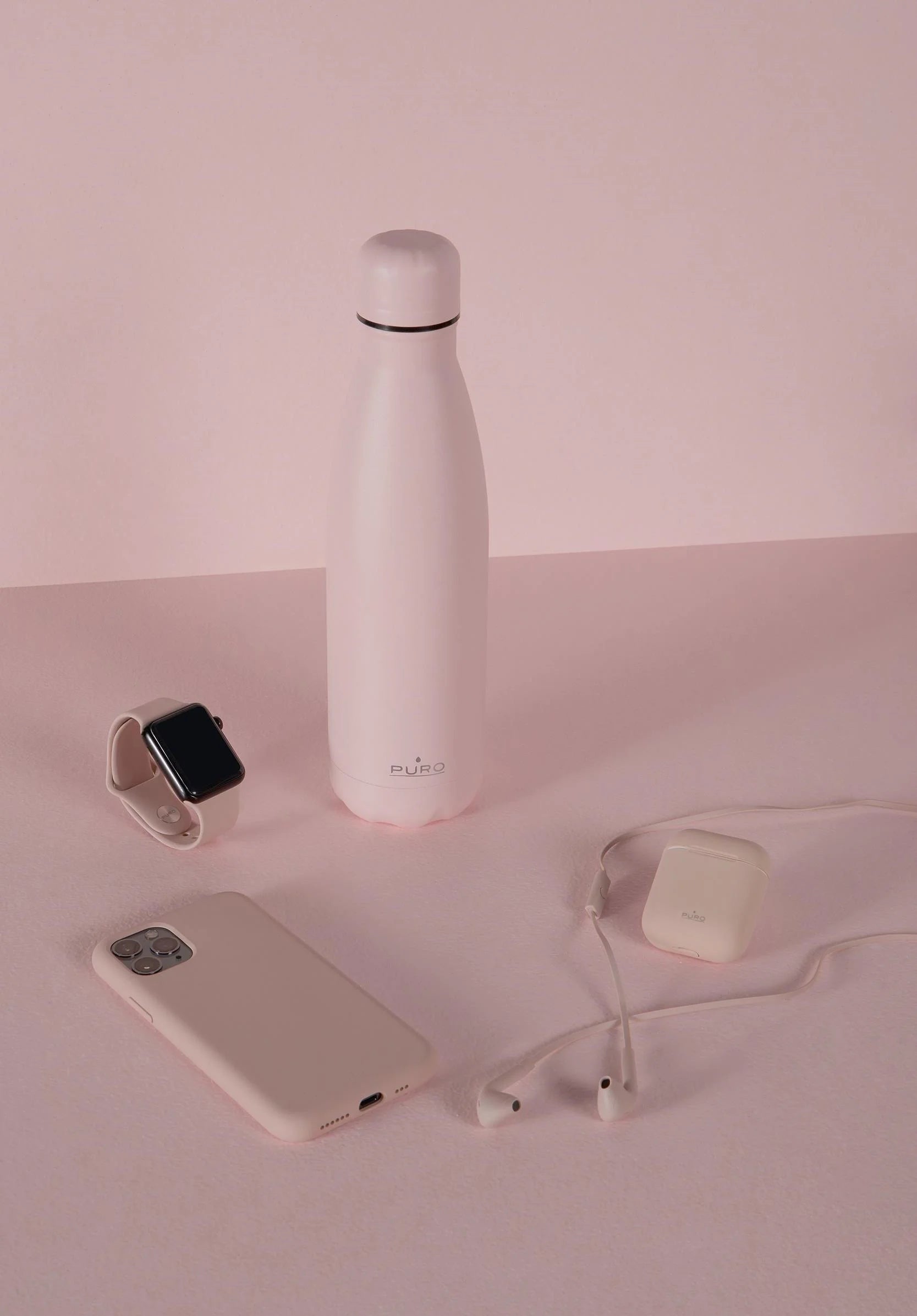 BOTTIGLIA TERMICA PURO THERMAL ICON 0,5 ML ROSA CHIARO